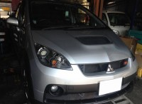 ミツビシ　コルト　持込によるタイヤ組替交換をご依頼頂きました。