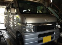 ホンダ　バモス　持込みタイヤ組替作業