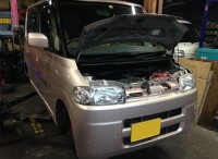 ダイハツ　タント　島田市の方より車検ご用命頂きました。