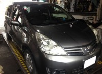 ニッサン　ノート　持込タイヤ交換を島田市の方からご依頼頂きました。