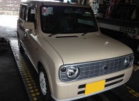 吉田町のお客さまより、スズキ　ラパン　エンジンオイル交換のご依頼を頂きました。