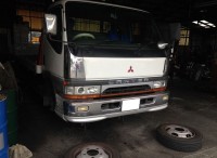 島田市　三菱　キャンター　車検実施