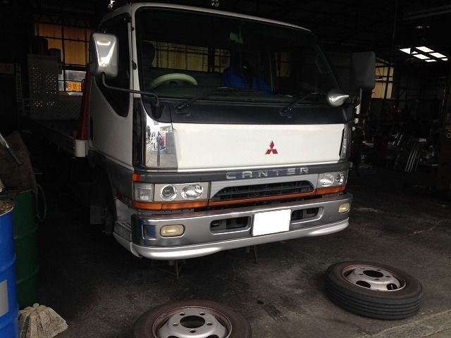 島田市　三菱　キャンター　車検実施