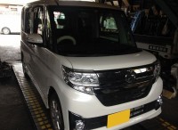 島田市　ダイハツ　タントカスタム　タイヤ持込みによるタイヤ組替作業