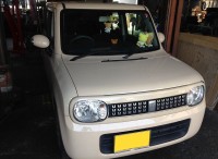 掛川市　スズキ　ラパン　の車検をご依頼頂きました。