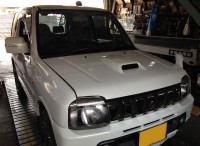 掛川市　スズキ　ジムニー　車検ご用命頂きました