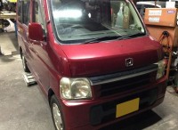 島田市　ホンダバモス　左リヤスライドドア開閉不良およびオイル交換ご依頼頂きました。