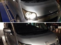 島田市　ダイハツ　ムーヴカスタム　１２か月点検及び、鈑金塗装ご依頼頂きました。