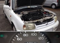 焼津市　日産　マーチ　オイル交換のご用命頂きました。