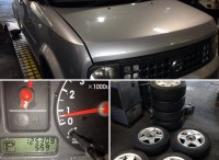 島田市　日産　キューブ車検整備