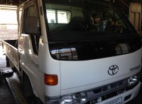 島田市　トヨタ　トヨエーストラック　車検ご依頼頂きました。