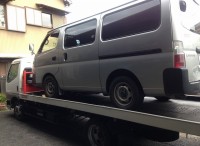 島田市　日産　キャラバン　故障により搬送依頼