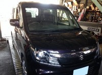 島田市　スズキ　ソリオバンディット　車検ご用命頂きました。