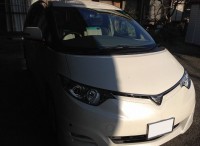 静岡市　トヨタ　エスティマ　スタットレスタイヤ(ホイール付)と交換ご用命頂きました。