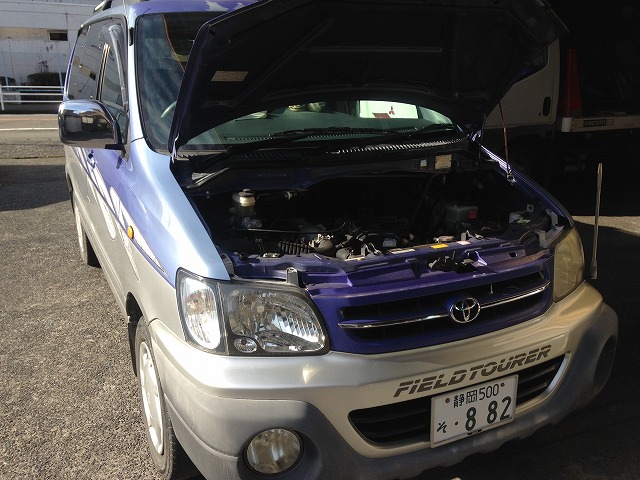 島田市 トヨタ タウンエースノア オイル交換ご用命頂きました。