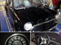 藤枝市　ローバーミニ　マフラー修理依頼