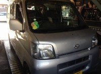 島田市　ダイハツ　ハイゼットカーゴ　年末応急対応の修理