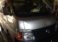 島田市　ニッサン　キャラバン　始動時異音と掛かりにくい　修理依頼