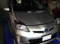 島田市　トヨタ　プリウス　補機バッテリー交換