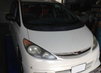 島田市　トヨタ　エスティマ　車検整備
