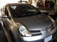 ニッサン　ノート　エンジン始動時異音修理