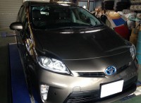 トヨタ　プリウス　ダウンスプリング交換作業