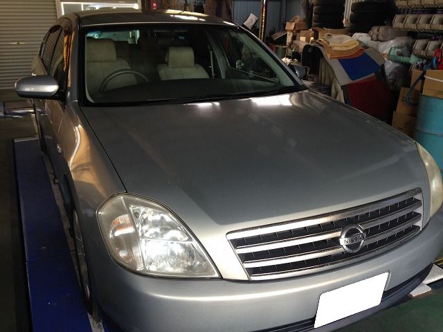 ニッサン　ティアナ　走行時異音点検・修理