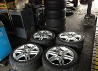 メルセデスベンツ　タイヤ・ホイール持込みによる組替